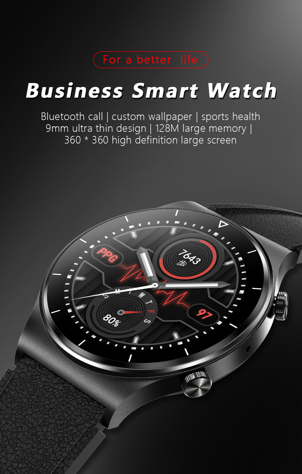 HAMTOD GT08 Bluetooth Smartwatch