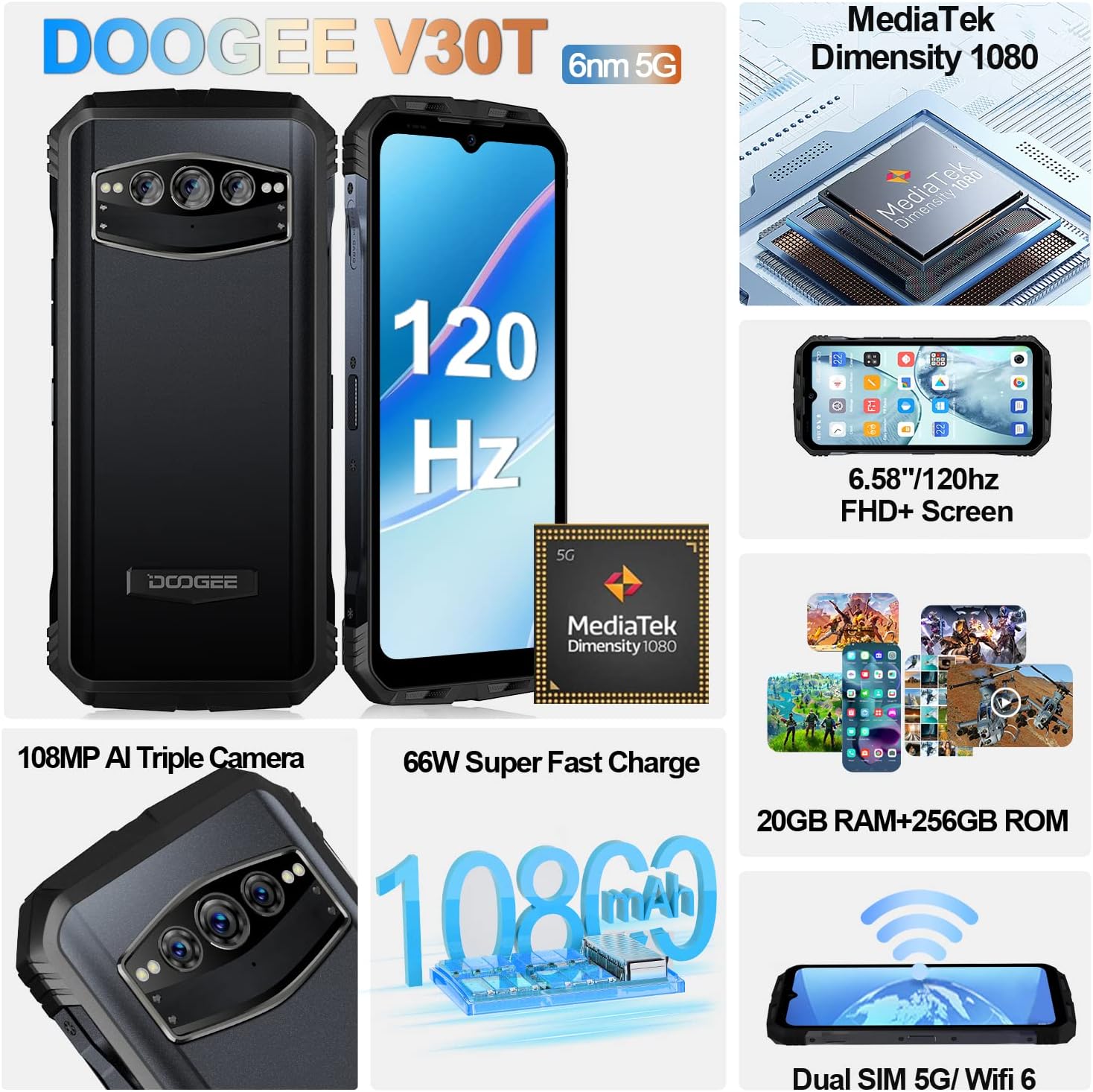 DOOGEE V30T (2023) 5G
